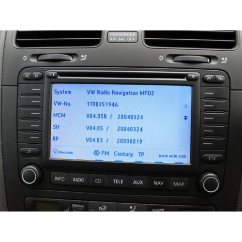 VOLKSWAGEN VW MFD2 / RNS2 v15 Blaupunkt TravelPilot EXV